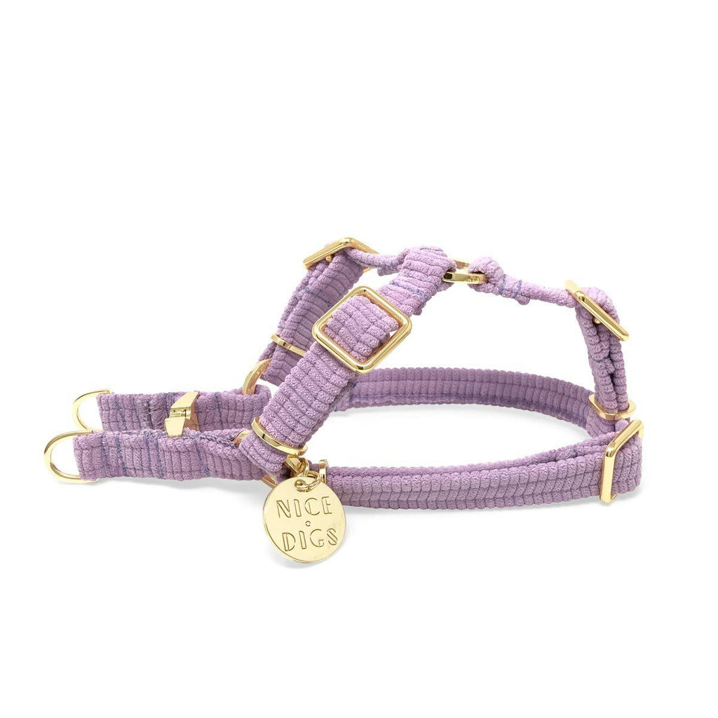 Cord Non Pull Harness Lilac - Sir Dogwood