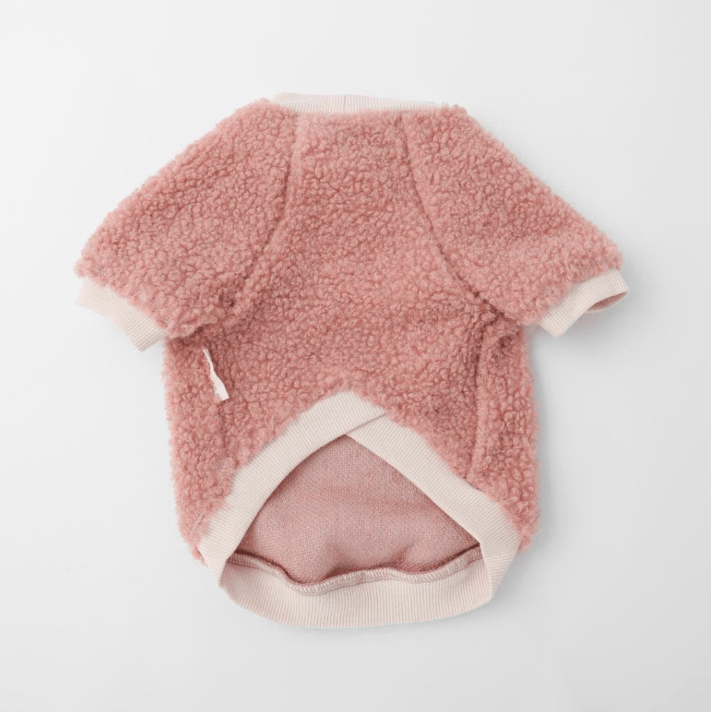 Color Scheme Fleece Pullover Pink - Sir Dogwood