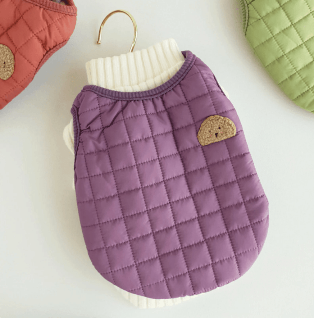 Quilted Vest Purple - Sir Dogwood