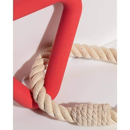 Triangle Tug Toy Red - Sir Dogwood