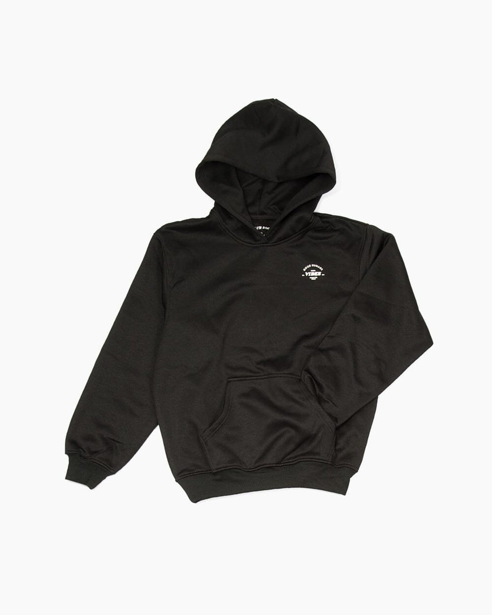 Fleece Hoodie For People Black Sir Dogwood