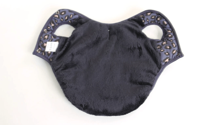 Leopard Padded Vest Navy - Sir Dogwood