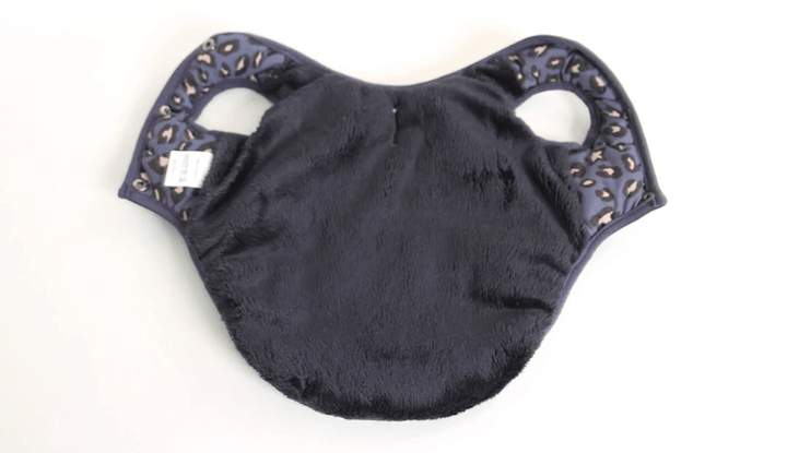 Leopard Padded Vest Navy - Sir Dogwood