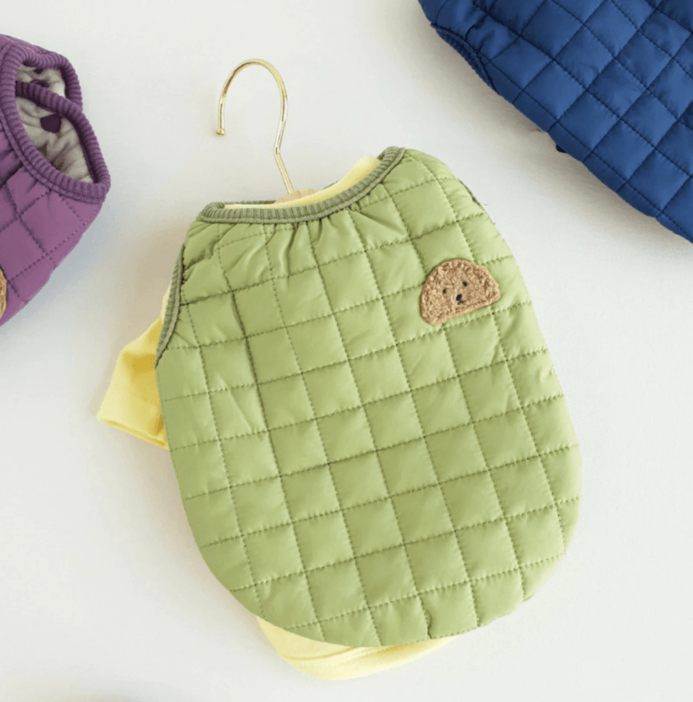 Quilted Vest Lime - Sir Dogwood