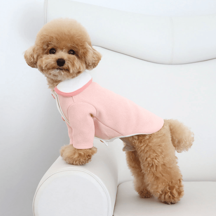 Blooming Collar Cardigan Coral Pink - Sir Dogwood